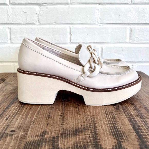 Coconuts by Matisse Louie Platform Loafers in Cream, SZ 8 EUC - Picture 2 of 9